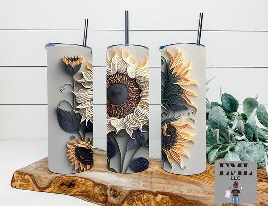 3D Sunflowers